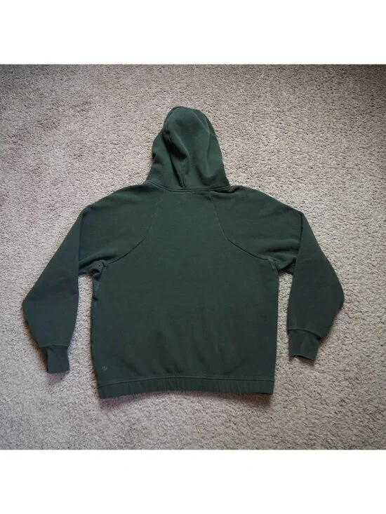 Lululemon Pullover Hoodie Womens 8 Green Athletic Long Sleeve Sweatshirt - Picture 2 of 8
